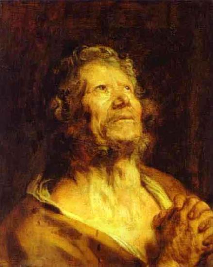 Anthony Van Dyck An Apostle with Folded Hands China oil painting art